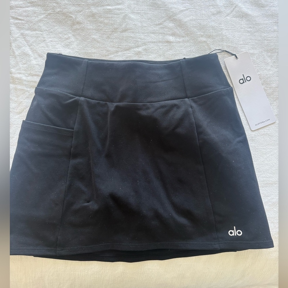 ALO Yoga Black High-Waist Skirt